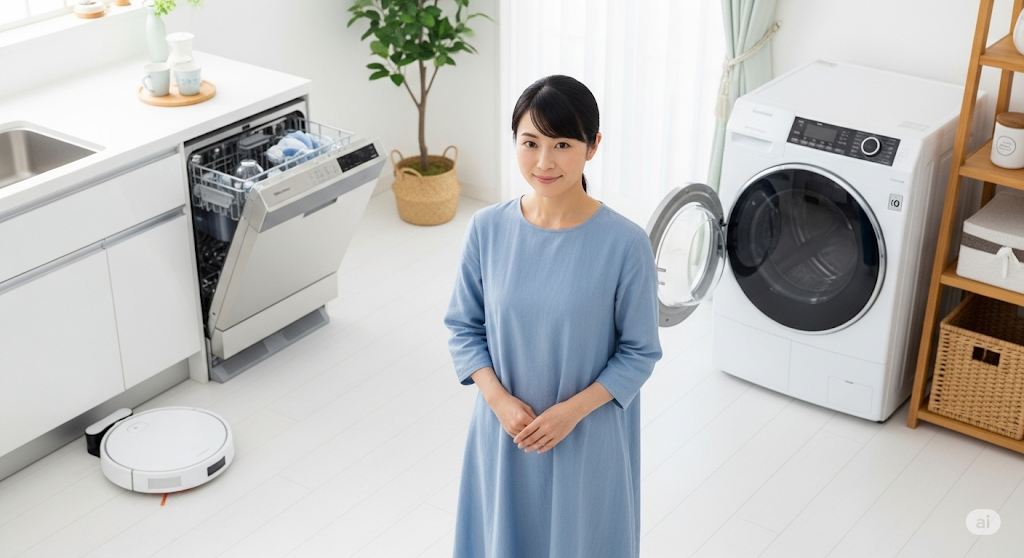 家事時短で心にゆとりを