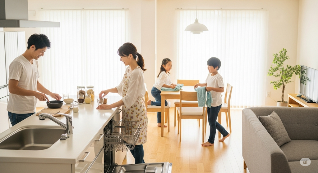 休日家事スケジュール例