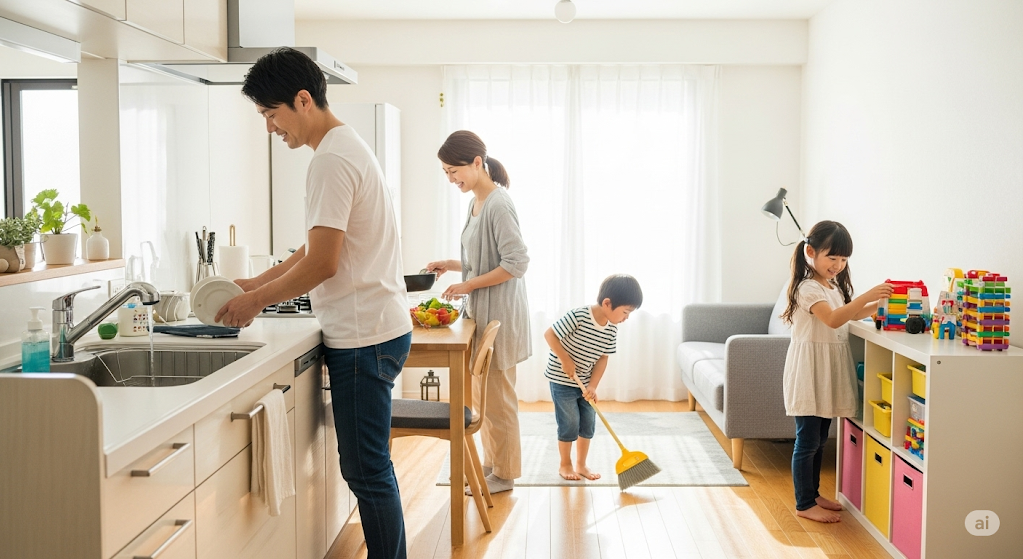 家族と家事をシェアするコツ