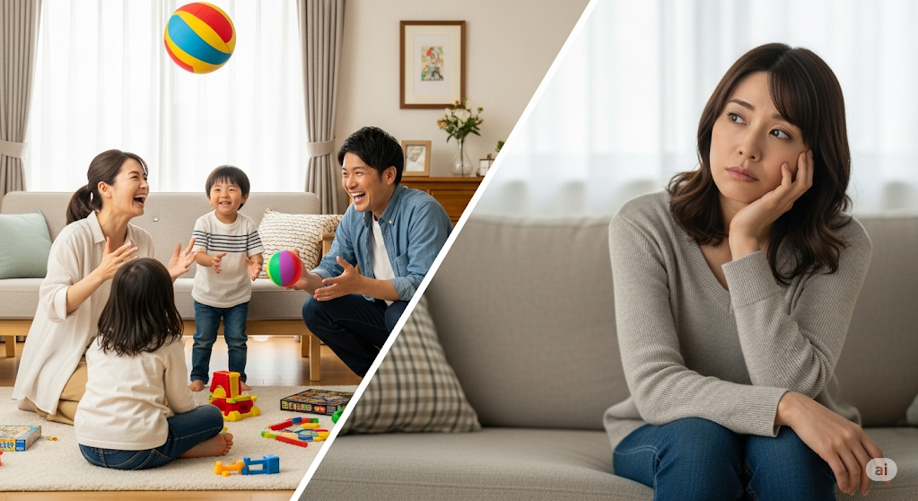家族と過ごす主婦の土日の過ごし方とのギャップ