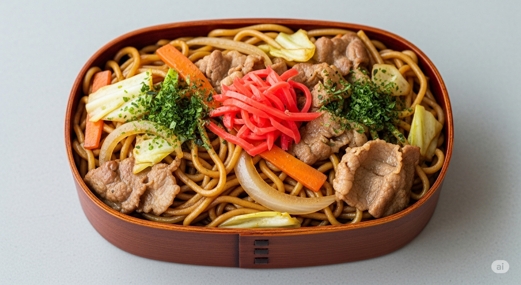 麺類や丼もので簡単！一品弁当アイデア