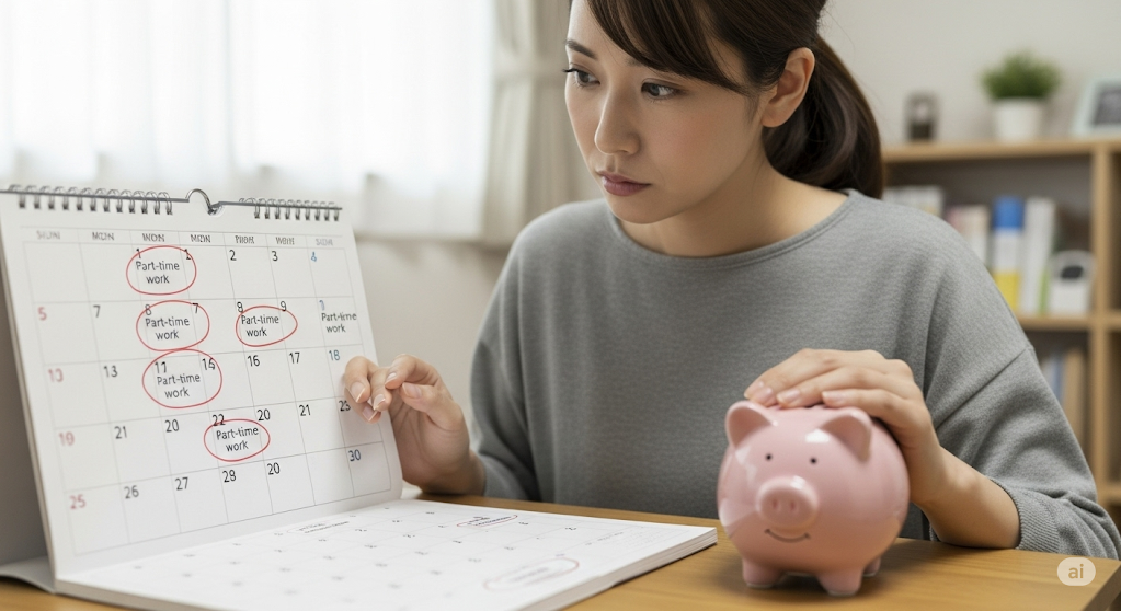 パート収入の壁と塾代の関係性